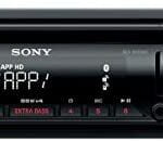 Sony MEX-N4300BT Built-in Dual Bluetooth Voice Command CD/MP3 AM/FM Radio Front USB AUX Pandora Spotify iHeartRadio iPod / iPhone Siri and Android Controls Car Stereo Receiver with ALPHASONIK EARBUDS