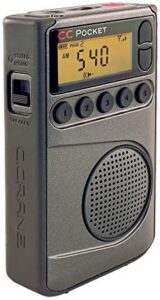 C. Crane CC Pocket AM FM and NOAA Weather Radio with Clock and Sleep Timer