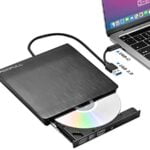 ROOFULL USB 3.0 & USB-C External CD DVD Drive Portable DVD/CD ROM +/-RW Optical Drive Player Burner Reader Writer for Windows 10/8/7 Laptop Desktop PC and Apple MacBook Pro/ Air, iMac, Mac Mini