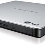 LG Electronics 8X USB 2.0 Super Multi Ultra Slim Portable DVD+/-RW External Drive with M-DISC Support, Retail (Silver) GP65NS60