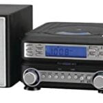 GPX HC221B Compact CD Player Stereo Home Music System with AM/ FM Tuner Black/Silver