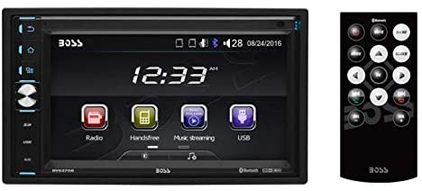 BOSS Audio Systems BV9370B Car Stereo - Double Din, Bluetooth Audio/Hands-Free Calling, 6.5 Inch Touchscreen LCD Monitor, MP3 Player, USB Port, SD Card Slot, AUX Input, AM/FM Radio Receiver, No CD/DVD