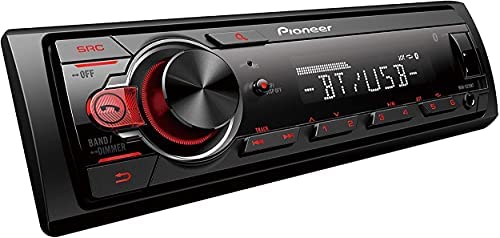Pioneer In-Dash Built-In Bluetooth, Media Player Front USB Auxiliary, MP3, Pandora, AM/FM Radio, Built In iPod, iPhone, and iPad Controls, Arc Phone App Car Stereo Receiver