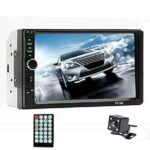 Podofo Double Din Car Stereo - Bluetooth Radio Receiver 7'' LCD Touch Screen MP3/USB/SD FM Audio/Radio Support iOS/Android Mirror Link Bluetooth Hands Free Calling