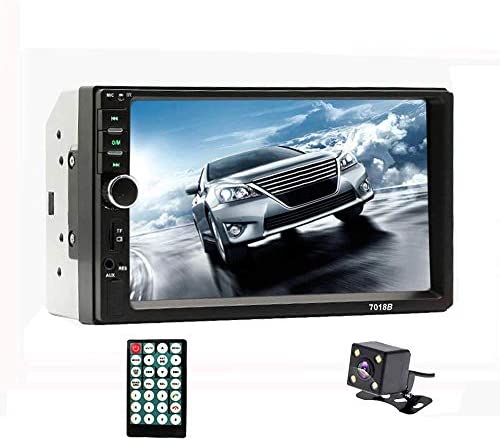 Podofo Double Din Car Stereo - Bluetooth Radio Receiver 7'' LCD Touch Screen MP3/USB/SD FM Audio/Radio Support iOS/Android Mirror Link Bluetooth Hands Free Calling