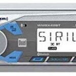 Dual Electronics WMSX42BT Marine Stereo LCD Single DIN with Built-in Bluetooth, SiriusXM SXV300 Tuner, USB Port and $70 Online/Mail-in Rebate