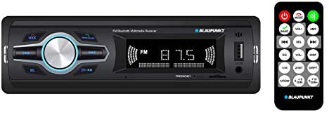 Blaupunkt Fresno421 Media Receiver - Bluetooth, FM Tuner, USB, 2 Channel Output, RCA, Preloaded Presets, Remote Control, SD Card Slot, Easy Installation, Handsfree