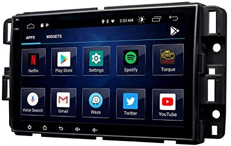 2021 Newest Android 10 Double Din Car Stereo, Eonon 8 Inch Car Radio Compatible with Chevrolet/GMC/Buick, GPS Navigation Radio Support Split Screen/Built-in Apple Carplay/DSP -GA9480B