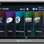 Soundstream VR-624B Double DIN Bluetooth in-Dash DVD/CD/AM/FM Car Stereo Receiver with 6" Screen