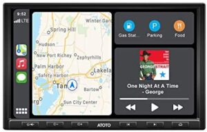 ATOTO 8inch F7 Pro F7G1A8PE Single-DIN in-Dash Video Receiver - CarPlay & Android Auto Receiver with Bluetooth, HD LRV(Live Rearview),Phone Mirroring (AutoLink),Quick Charge,USB/SD (up to 2TB Storage)