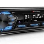 Nakamichi NQ711B Bluetooth Car Digital Media MP3 Player Stereo Receiver with Built-in Bluetooth Hands-Free Calling Music Streaming USB AUX Inputs with Detachable Front Panel