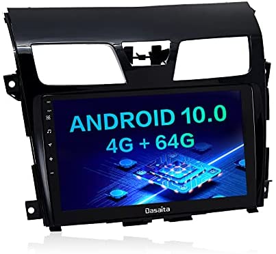 Dasaita 10.2" Android Stereo Carplay for Toyota Highlander 2007 to 2014 Bluetooth Head Unit with Hotspot WiFi Steering Wheel Control 3USB Port 1280x720 Resolution Large Touch Screen