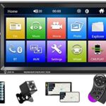 7 inch Touchscreen Car Radio Receiver,Bluetooth, AM,FM,Support reversing Image/Brake Prompt/Steering Wheel Control/Video Output/AUX Audio Input