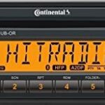 VDO Continental CD7416UB-OR European Style 12v Radio Orange Display Bluetooth & CD Player
