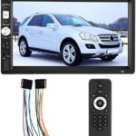 Socobeta Audio Multimedia Player Car Player Durable Car Radio FM Radio Portable Car MP5 Player with 7 Inch Touch Screen Handsfree Calling