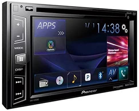 Pioneer AVH-X390BS Double Din Bluetooth in-Dash DVD/CD/Am/FM Car Stereo Receiver with 6.2 Inch Wvga Screen/Sirius Xm-Ready