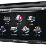 Power Acoustik PD‐651B 6.5" Double-DIN In-Dash LCD Touchscreen DVD Receiver (With Bluetooth)