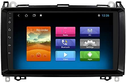 Android 10 Car Stereo Head Unit for Mercedes-Benz W169 W245 W639 Vito/Viano W906 Sprinter 2500/3000 VW Crafter 2006 Onwards, Support GPS Navigation, Radio, Bluetooth, Multimedia System