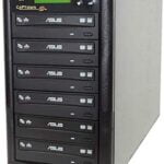 Copystars DVD Duplicator 24X CD DVD Burner 1 to 5 Copier Sata Dual Layer Burner DVD Duplicator Tower SYS-1-5-ASUS-CST