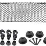 AndyGo Rear Cargo Trunk Storage Organizer Net for Car Plus mounting Points