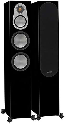 Monitor Audio Silver 300 Floorstanding Speaker (Each) - Gloss Black