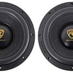 (2) Rockville W10K9D4 10" 6400 Watt Car Audio Subwoofers Dual 4-Ohm Subs