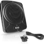 BOSS Audio Systems BAB10 Amplified Car Subwoofer - 1200 Watts Max Power, Low Profile, 10 Inch Subwoofer, Remote Subwoofer Control, Great for Vehicles That Need Bass But Have Limited Space