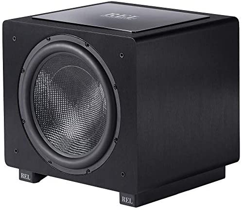 REL Acoustics HT/1508 Predator Subwoofer, HT-Air Wireless Compatible, Black Vinyl