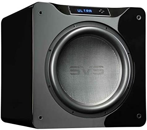SVS SB16-Ultra Subwoofer (Piano Gloss Black) – 16-inch Driver, 1,500-Watts RMS, DSP App Control, Sealed Cabinet