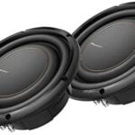 Two Single Pioneer TS-D10LS2 D Series 10" 2 Ohm Shallow Mount Subwoofers