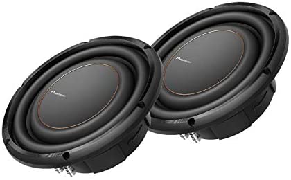 Two Single Pioneer TS-D10LS2 D Series 10" 2 Ohm Shallow Mount Subwoofers