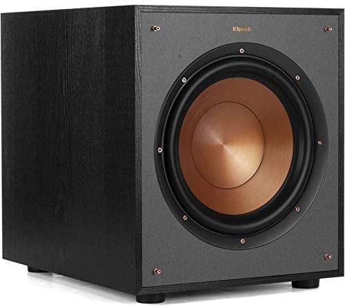 Klipsch R-100SW 10" Subwoofer, Incredibly Deep Bass and an All-digital Amplifier