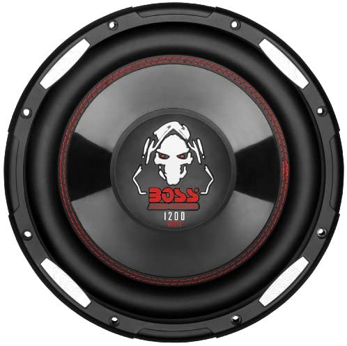 BOSS Audio Systems P100F 10 Inch Car Subwoofer - 1200 Watts Maximum Power, Single 4 Ohm Voice Coil, Sold Individually