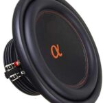 Alphasonik NSW410 Neuron 400 Series 10” 1200 Watts Max / 400 Watts RMS Dual 4 Ohm Car Subwoofer w/ High Grade Magnet Non Pressed Paper Carbon Stitched Cone Cooling Rings System Speaker Bass Sub Woofer