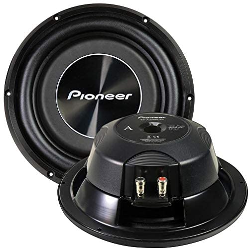 PIONEER TS-A2500LS4 1200 Watt 10"" Shallow Mount 4 Ohm SVC Subwoofer