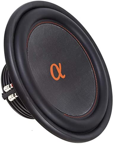 Alphasonik NSW412 Neuron 400 Series 12” 1500 Watts Max / 500 Watts RMS Dual 4 Ohm Car Subwoofer w/ High Grade Magnet Non Pressed Paper Carbon Stitched Cone Cooling Rings System Speaker Bass Sub Woofer