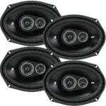 4 New Kicker DSC69 D-Series 6x9 720 Watt 3-Way Car Audio Coaxial Speakers - Grills Included