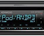 Kenwood Single DIN Bluetooth CD/AM/FM USB Auxiliary Input Car Stereo Receiver w/ Dual Phone Connection, Pandora/Spotify/iHeartRadio, Apple iPhone and Android Control with ALPHASONIK EARBUDS